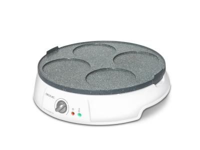CECOTEC Cr&ecirc;pi&egrave;re  Fun Crepestone Twin 1200W Blanc Gris 