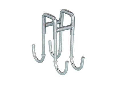 WENKO Crochet double pour porte de douche - Brillant - 
