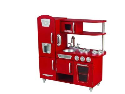 KIDKRAFT  - Cuisine r&eacute;tro - rouge