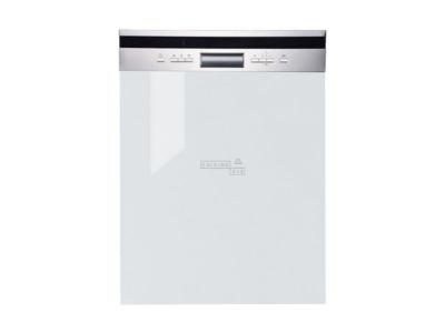CUISINEANDCIE  - Fa&ccedil;ade pour lave-vaisselle semi-int&eacute;grable Eco Blanc Brillant l 60 cm