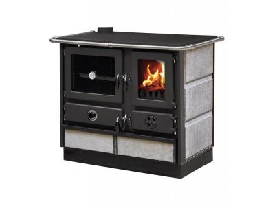 INTERSTOVES Cuisini&egrave;re &agrave; bois Magnum Thermo MBS en fonte bouilleur sor
