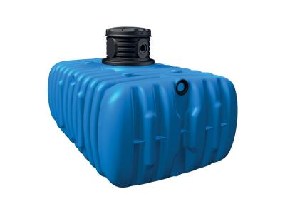 GARANTIA Lot r&eacute;cup&eacute;rateur d'eau de pluie maison premium Flat Graf 3000 L