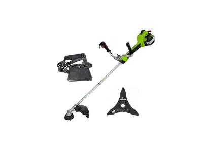 VITO Debroussailleuse thermique 47Cm3 Moteur 2T 2.7CV + Bobine avec fil + lame 3 dents + Harnais 