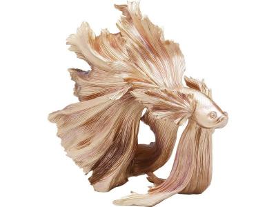 Kare 61913 Figurine d&eacute;corative Betta Fish Or, Taille Unique