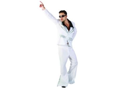 RIRE ET CONFETTI D&eacute;guisement Adulte, Costume Disco Fever luxe Taille L - 