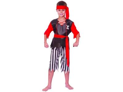 RIRE ET CONFETTI D&eacute;guisement enfant, costume roi des pirates, taille l FICPIR002