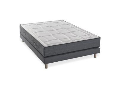 DEKO DREAM  Sommier + Matelas m&eacute;moire 140x190 cm