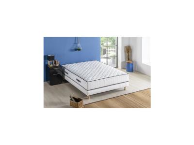 DEKO DREAM  Ensemble matelas + sommier 160 x 200 cm - Ressorts - 24 cm - 5 zones - Equilibr&eacute;