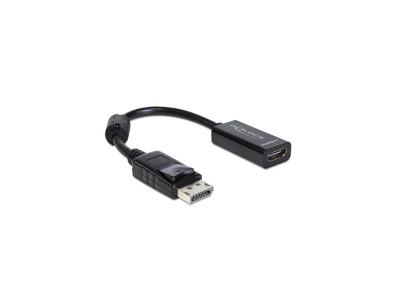 DELOCK  Displayport To Hdmi M/f Adapter 12 Cm Noir