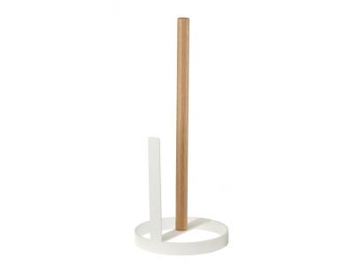 YAMAZAKI  Porte essuie-tout blanc - 11x11x26.5 cm T.U