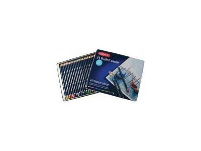 Derwent boite metal 24 crayons watercolour 578452