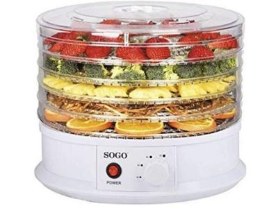 SOGO  S0420339 DAL-SS-10460 D&eacute;shydrateur d'aliments 250 W Blanc