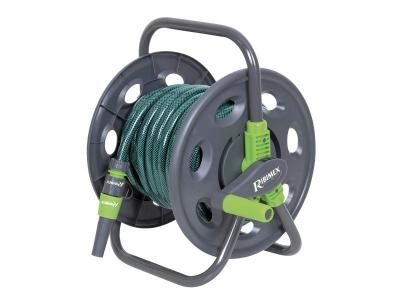 RIBIMEX D&eacute;vidoir RIBILAND PRA-DB-1104 - Enrouleur avec Tuyau d'arrosage - 15 m - &Oslash; 12,5 mm