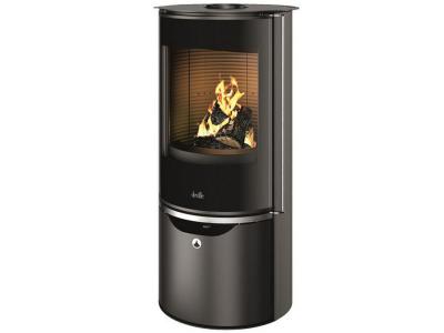 DEVILLE  - po&ecirc;le &agrave; bois fonte 6kw noir c077bx-06 - eguzki c077bx-06