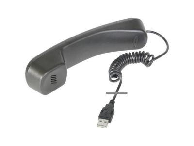 DIGITUS  Combin&eacute; de t&eacute;l&eacute;phone USB, Casque/&Eacute;couteur