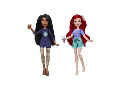 DISNEY PRINCESSES Poup&eacute;es Hasbro Disney Princess Ariel et Pocahontas 26 cm