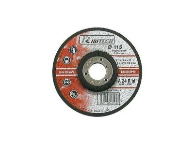 RIBIMEX Ribitech PRDAEA115 Disque d'&eacute;bavurage en acier 115 x 6,4 x 22,2 mm