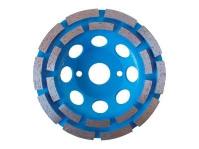 LEMAN  - Plateau double pistes b&eacute;ton D.180mm 22,2x7mm