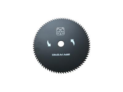 GREEN CAT Disque pour d&eacute;broussailleuse 80 dents &Oslash; 230 mm  Al&eacute;sage &Oslash;25.4mm Acier Carbone