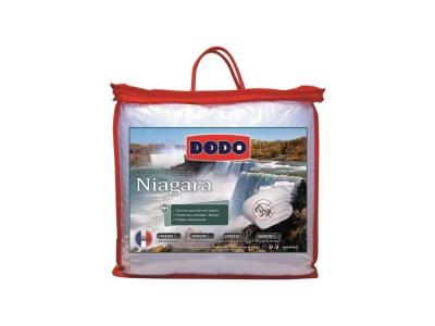 DODO  Couette temperee 300g/m2 anti-acariens NIAGARA 220x240 cm blanc