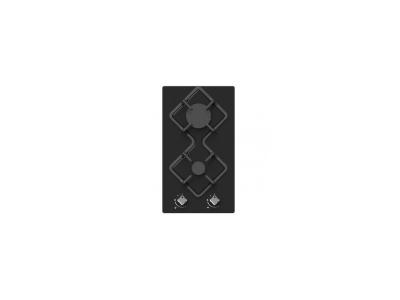 HUDSON Hdg2vn 2600 w 2 foyer verre noir 