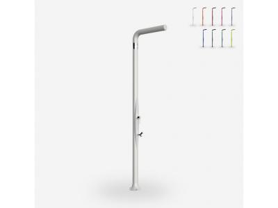 ARKEMA DESIGN Douche ext&Atilde; rieure de jardin avec m&Atilde; langeur Funny Yang T225, Couleur: Blanc 