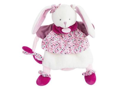 DOUDOU ET COMPAGNIE Marionnette Lapin Cerise Multicolore 