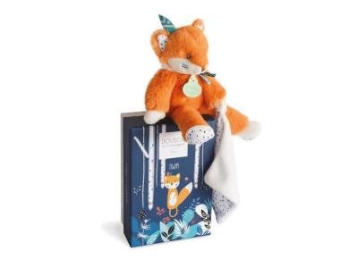 DOUDOU ET COMPAGNIE Doudou tiwipi renard - taille 21 cm