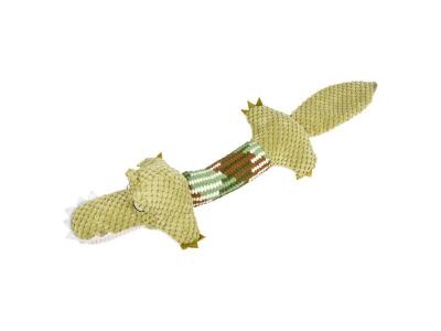 DOULITO  Jouet Super r&eacute;sistant pour Chien - Crocodile sonore