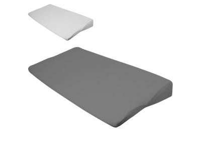 MONSIEUR BEBE Drap housse 100% coton pour plan inclin&eacute; - 60 cm de large - Gris