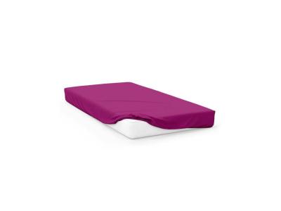 SOLEIL D OCRE Soleil d'ocre UNI Drap Housse, Coton, Violet, 60 x 120 cm