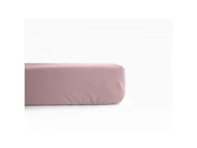 VENT DU SUD Drap Housse P&eacute;tale En Percale De Coton 80 Fils 160 X 200 X 35 Cm