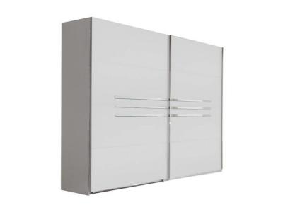 Armoire 2 portes coulissantes 225 cm CARAMELLA blanc