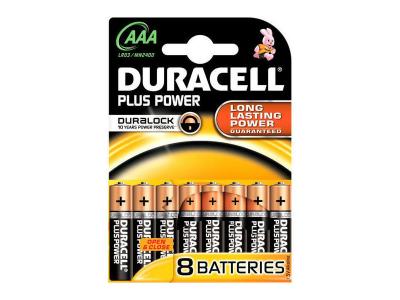 DURACELL Pile  PLUS POWER AAA/LR03 x8