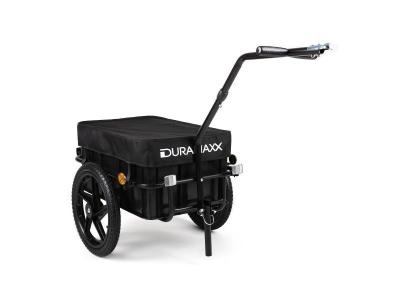 DURAMAXX  big black mike attelage v&eacute;lo haute traction - remorque 70l 40kg - noir 