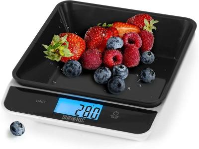 DURONIC  KS100 BK Balance de Cuisine num&eacute;rique avec bol d&eacute;montable - 5 kg
