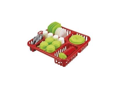Egouttoir carr&eacute; garni Ecoiffier 30 cm 