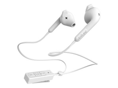 DEFUNC  BT Hybrid - &Eacute;couteurs avec micro - embout auriculaire - Bluetooth - sans fil - blanc