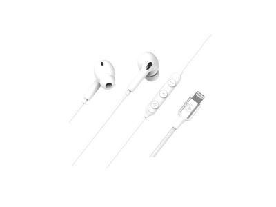 FORCE PLAY Ecouteurs filaire lightning blanc 