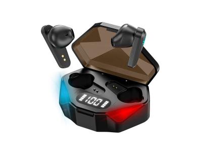 AVIZAR Ecouteurs Gaming RGB Bluetooth 5.2 Boitier de charge Micro HD mod&egrave;le Y-04 Noir