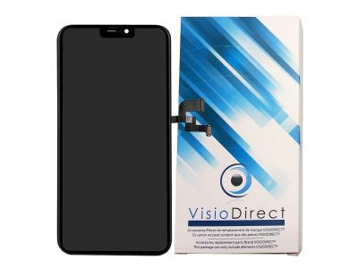 VISIODIRECT Ecran complet pour iPhone X argent t&eacute;l&eacute;phone portable vitre tactile + &eacute;cran LCD sur chassis