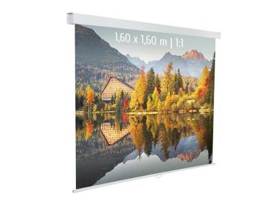 KIMEX  Ecran de projection manuel 1,60x1,60m 1:1