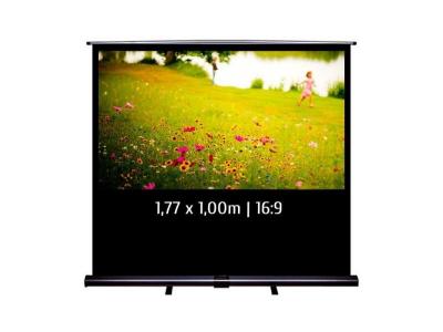 KIMEX Ecran de Projection transportable Pull Up 1,77x1,00m 16:9