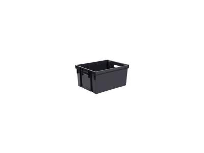 EDA Bac de rangement sans couvercle 30 l 44,1 x 34,5 x 23,5 gris - 