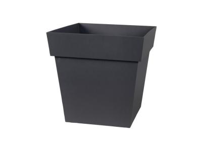 EDA Pot polypropyl&egrave;ne pot  L.32 x l.32 x H.32 cm anthracite 