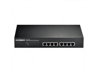EDIMAX Commutateur r&eacute;seau de bureau  gs-1008p 8 puertos poe+