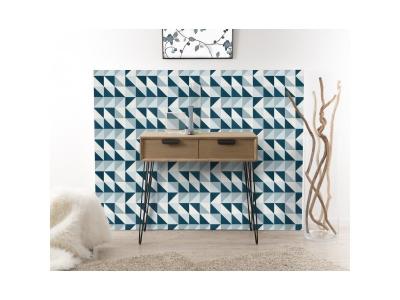 Console 2 tiroirs - Marron - MACABANE