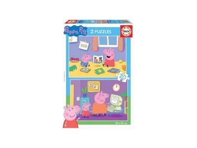  Educa Borras Peppa Pig 2x20 Pieces Multicolore