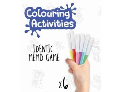 EDUCA BORRAS  - coloring activities jeu de plateau identique