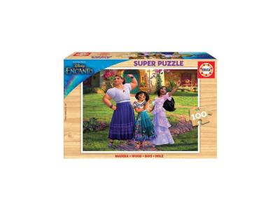 EDUCA  Borras 100 Pieces Encanto Disney Madera Wooden Puzzle Vert